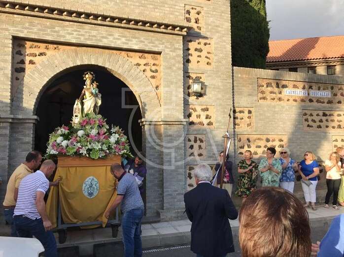 Imagen de archivo de una procesión del Carmen en La Medianía (Foto TA)